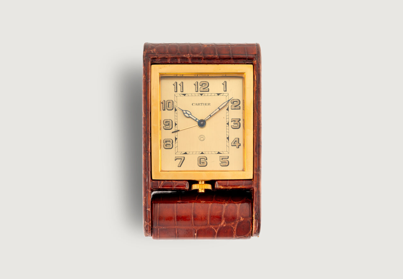 Cartier Ados Alarm Travel Clock